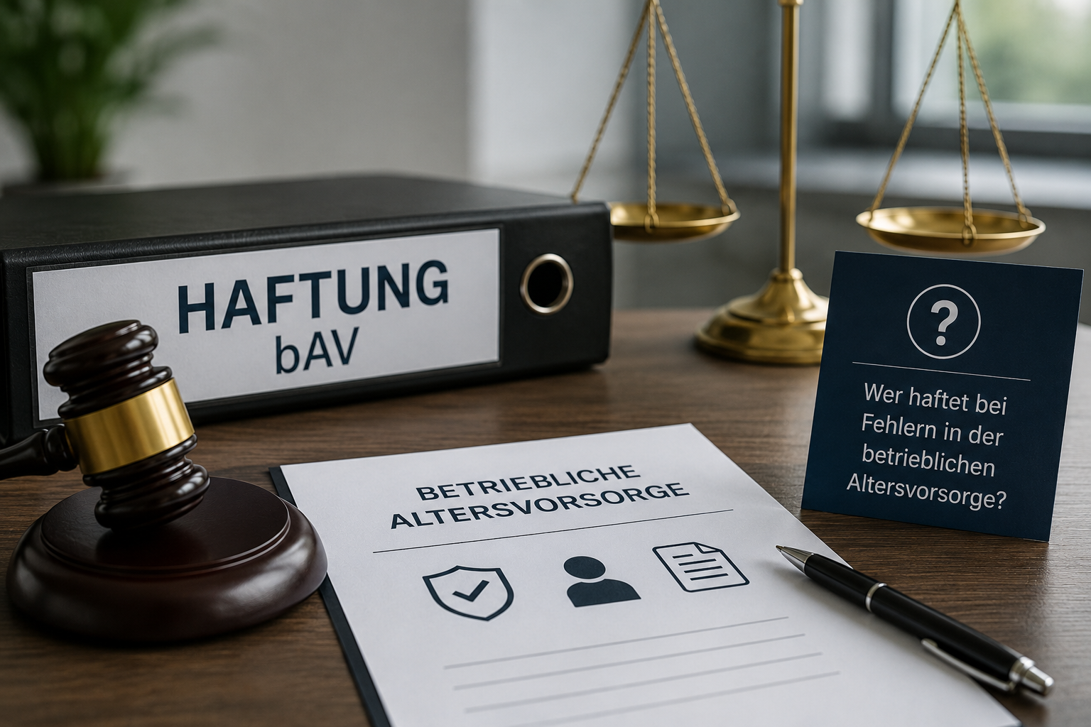 Wer haftet bei Fehlern in der betrieblichen Altersvorsorge?